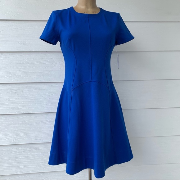 Simply Vera Vera Wang Dresses & Skirts - Royal Blue Fit and Flare Dress Simply Vera by Vera Wang Size XS Short Sleeve NWT